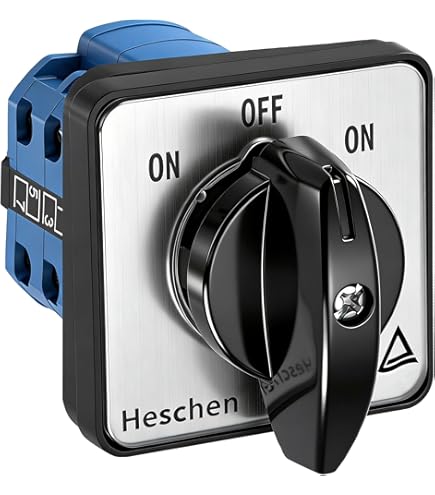 Aexit 8 Terminal Switches 2 Position Rotary Cam Changeover Switch